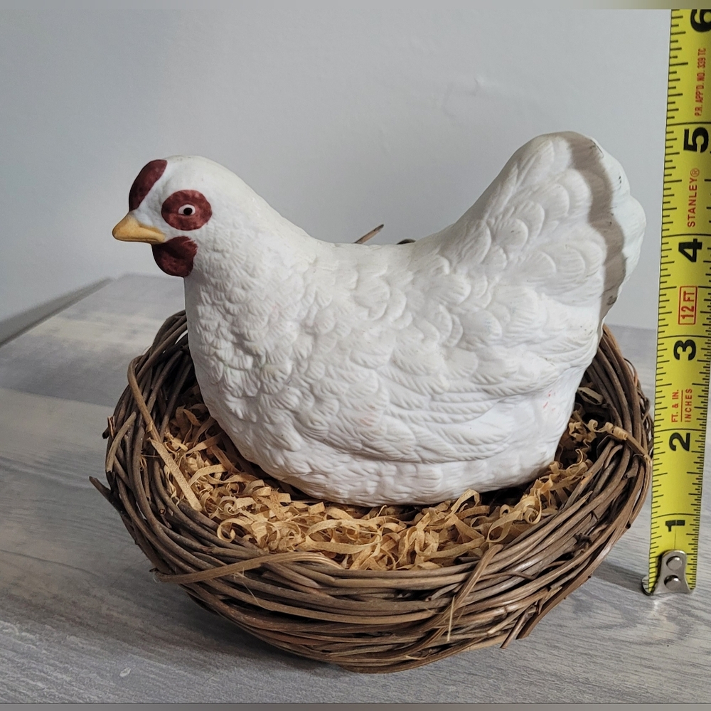 4" Nesting Laying Chicken/hen/rooster Country Farm Western Decor - Picture 5 of 6